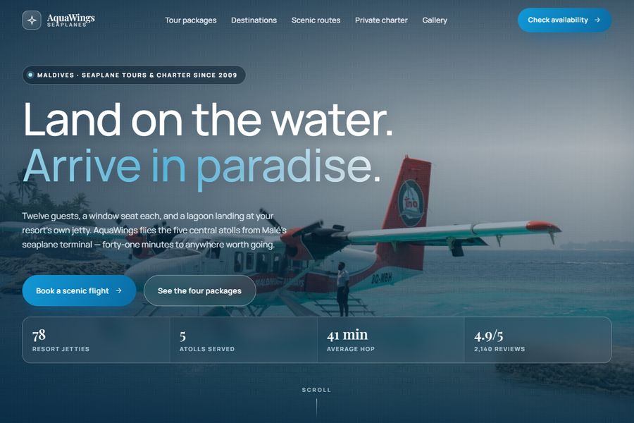 航空 template preview