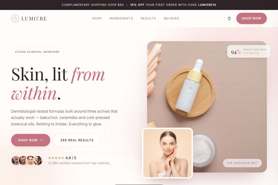Lumiere Beauty preview