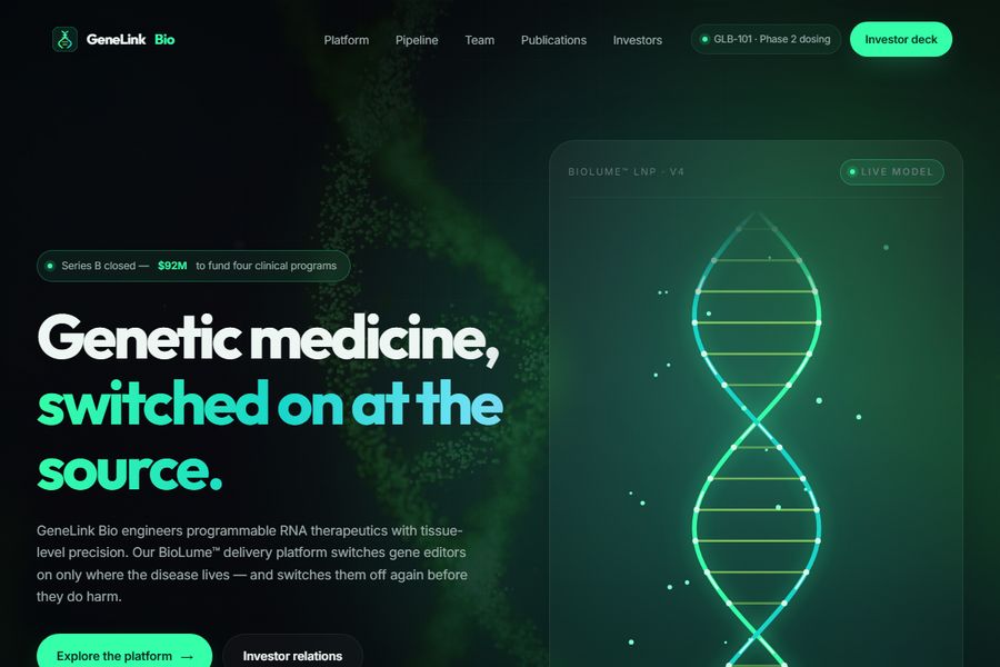 genelink-bio preview