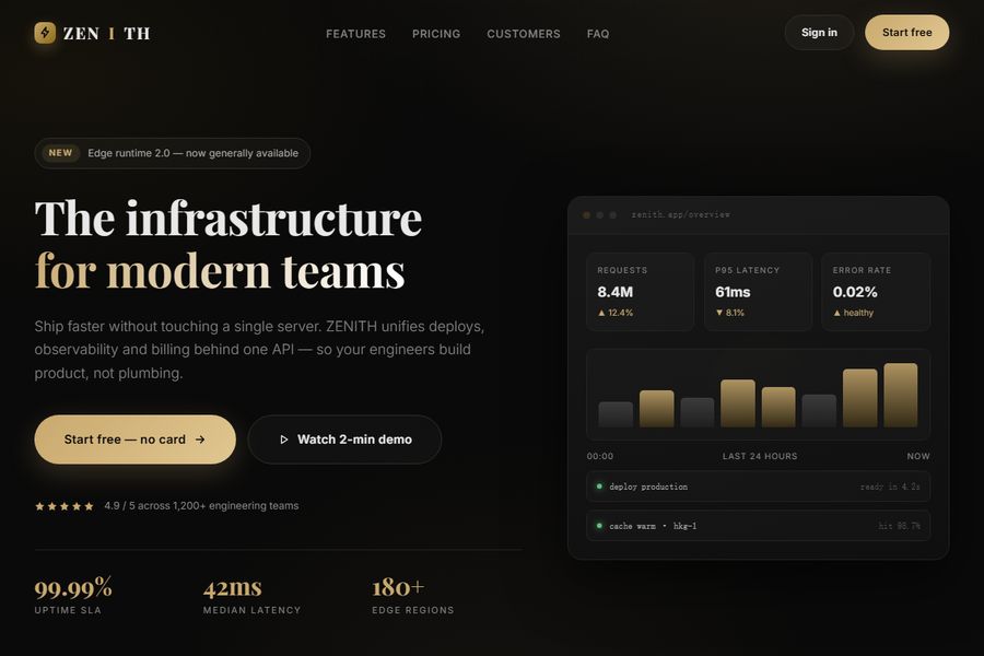 startup-dark preview