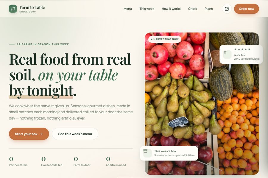 farm-to-table preview