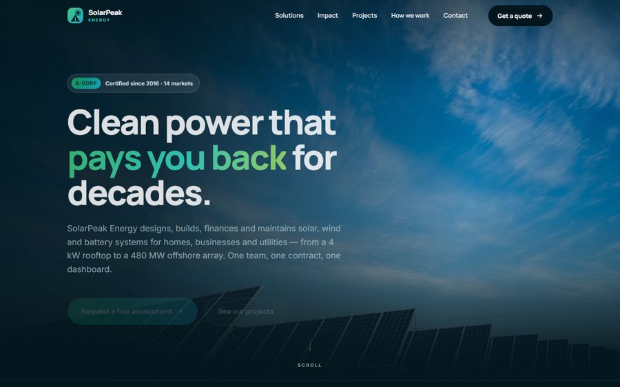 Solarpeak preview