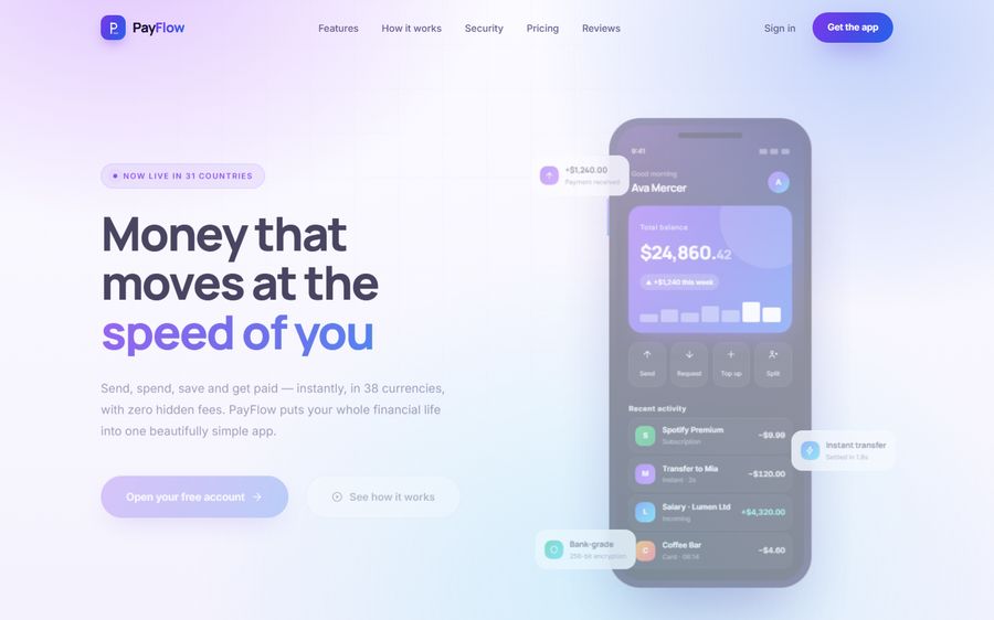 payflow-fintech preview
