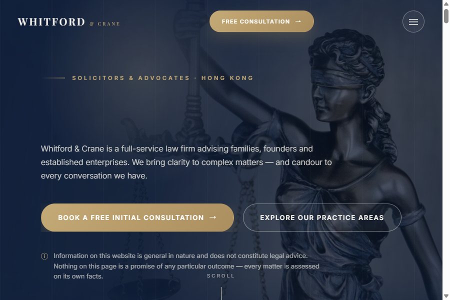 Legal Services template preview