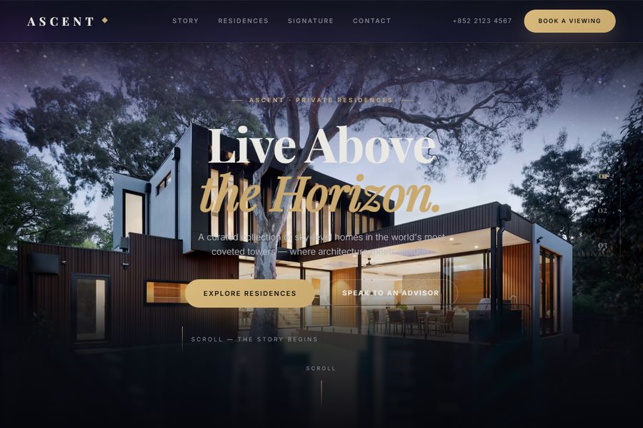 房地產 template preview