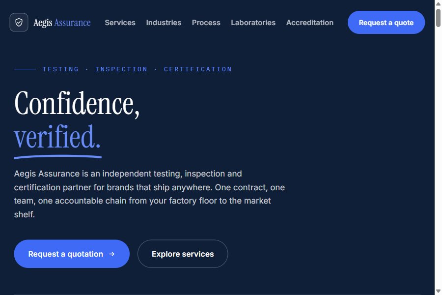 Aegis Assurance preview