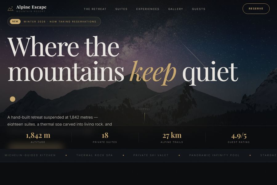 Alpine Escape preview