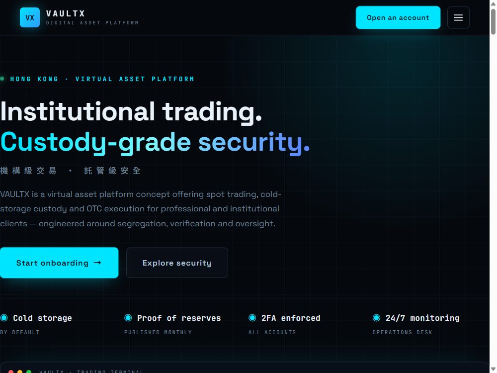 Virtual Assets & Stablecoin template preview